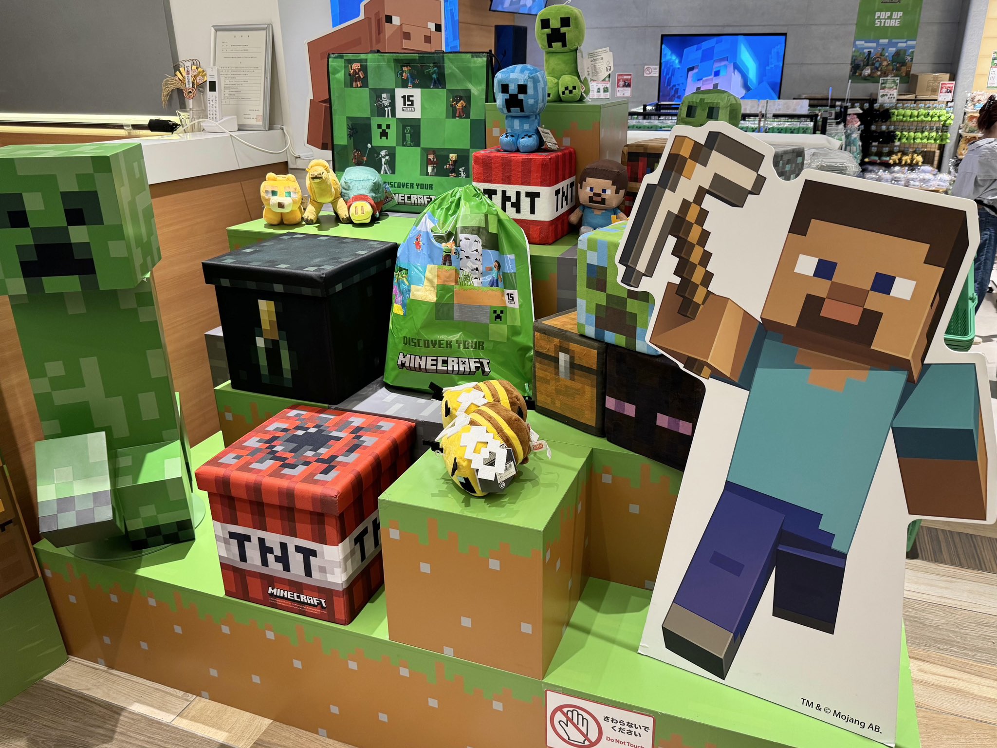 MINECRAFT POPUP STORE